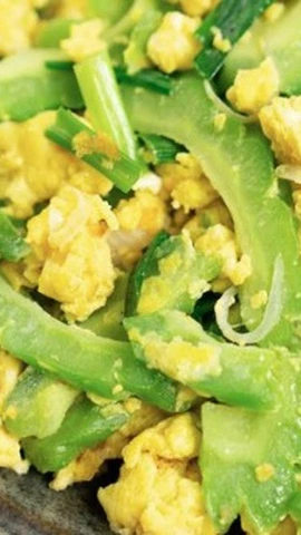 Khổ qua xào trứng tốt cho người bệnh tiểu đường.