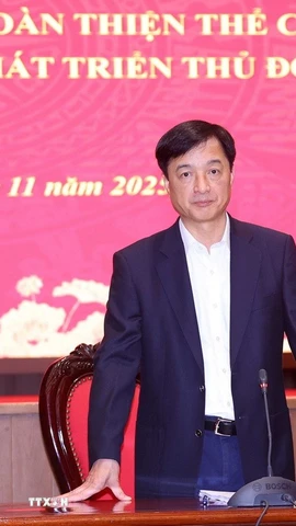 Bí thư Thành ủy Hà Nội Nguyễn Duy Ngọc. (Ảnh: Văn Điệp/TTXVN)