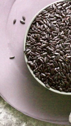 Gạo lứt đen. (Nguồn: healthline)