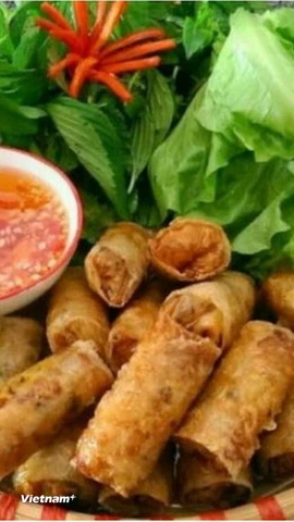 Món nem rán. (Nguồn: Vietnam+)