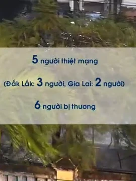 Thiệt hại ban đầu do bão số 13 ở Đắk Lắk và Gia Lai