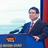 Thủ tướng Phạm Minh Chính phát biểu chỉ đạo Hội nghị tổng triển khai nhiệm vụ ngành ngoại giao. (Ảnh: Dương Giang/TTXVN)