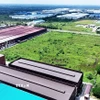 Khu công nghiệp Long Giang (huyện Tân Phước, tỉnh Tiền Giang) có cơ sở hạ tầng hoàn thiện, là điểm đến hấp dẫn nhà đầu tư. (Ảnh: Hồng Đạt/TTXVN)