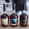 Rượu cognac Hennessy được trưng bày tại Cognac, Pháp. (Ảnh: THX/TTXVN)