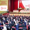 Đại biểu biểu quyết tại Đại hội. (Ảnh: Phương Hoa/TTXVN)