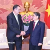 Phó Chủ tịch Quốc hội Nguyễn Đức Hải tiếp Ngài Salah Djegloul Chủ tịch Nhóm Nghị sỹ hữu nghị Algeria-Việt Nam. (Ảnh: Minh Đức/TTXVN)