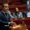 Thủ tướng Pháp Sebastien Lecornu phát biểu trước Quốc hội ở Paris. (Ảnh: THX/TTXVN)