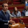Thủ tướng Pháp Sebastien Lecornu phát biểu trước Quốc hội ở Paris. (Ảnh: THX/TTXVN)