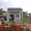 Tính đến ngày 17/6, tỉnh Cà Mau đã xây mới, sửa chữa hoàn thành 4.400 căn nhà, đạt 100% kế hoạch đề ra. (Ảnh: Huỳnh Anh/TTXVN)