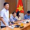 Phó Thủ tướng Lê Thành Long phát biểu. (Ảnh: Phạm Kiên/TTXVN)