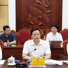 Chủ tịch UBND tỉnh Bắc Ninh Vương Quốc Tuấn giao các sở, ngành tích cực phối hợp, hỗ trợ các Trường Đại học Ngoại Thương, Bách khoa Hà Nội triển khai xây dựng cơ sở tại Bắc Ninh. (Nguồn: Báo Bắc Ninh)