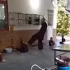 Hình ảnh về vụ việc. (Ảnh: Cắt từ clip)