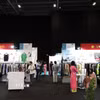 Khu trưng bày sản phẩm của 10 doanh nghiệp dệt may Việt Nam tham dự Source Fashion 2026. (Ảnh: Hữu Tiến/TTXVN)