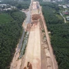Cao tốc Biên Hòa-Vũng Tàu đoạn qua Đồng Nai. (Ảnh: Công Phong/TTXVN)