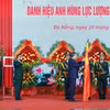 Tổng Bí thư, Chủ tịch nước Tô Lâm, Bí thư Quân ủy Trung ương, trao Danh hiệu Anh hùng Lực lượng vũ trang Nhân dân tặng Quân khu 5, Bộ Quốc phòng. (Ảnh: Thống Nhất/TTXVN)