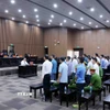 Quang cảnh phiên tòa. (Ảnh: Phạm Kiên/TTXVN)