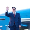 Thủ tướng Phạm Minh Chính rời thủ đô Moskva về nước, kết thúc tốt đẹp chuyến thăm chính thức Liên bang Nga. (Ảnh: Dương Giang/TTXVN)