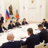 Thủ tướng Phạm Minh Chính hội kiến Tổng thống Nga Vladimir Putin. (Ảnh: Dương Giang/TTXVN)
