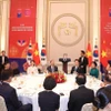 Tổng thống Hàn Quốc Lee Jae Myung và Phu nhân chủ trì Quốc yến chiêu đãi chào mừng Tổng Bí thư Tô Lâm và Phu nhân thăm cấp Nhà nước tới Hàn Quốc. (Ảnh: Thống Nhất/TTXVN)