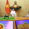 Thủ tướng Lê Minh Hưng chủ trì phiên họp. (Ảnh: Dương Giang/TTXVN)