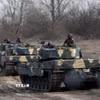 Xe tăng Leopard 2A4 của Đức tham gia tập trận gần Tata, Hungary. (Ảnh: Reuters/TTXVN)