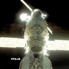 Trạm vũ trụ quốc tế ISS được nhìn từ Tàu vũ trụ Atlantis của Mỹ ngày 16/9/2000. (Ảnh: AFP/TTXVN)