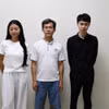 Các bị can từ trái qua phải: Bàn Thị Lứu, Vương Văn Minh và Lý Trung Nguyên. (Ảnh: Công an tỉnh Lào Cai)