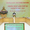 Thủ tướng Phạm Minh Chính chủ trì Phiên họp lần thứ 16 của Hội đồng Thi đua-Khen thưởng Trung ương. (Ảnh: Dương Giang/TTXVN)
