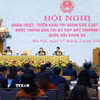 Thủ tướng Phạm Minh Chính phát biểu tại Hội nghị quán triệt Nghị quyết của Quốc hội. (Ảnh: Dương Giang/TTXVN)