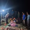 Lực lượng chức năng khẩn trương khoanh vùng, khám nghiệm hiện trường. (Nguồn: Báo Hà Tĩnh)