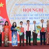 Ra mắt Ban lãnh đạo Ban Tuyên giáo và Dân vận Tỉnh ủy Sóc Trăng. (Ảnh: Trung Hiếu/TTXVN)