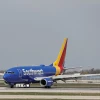 Máy bay của hãng hàng không Southwest Airlines tại sân bay quốc tế Midway ở Chicago, bang Illinois. (Ảnh: AFP/TTXVN)