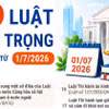 29 luật quan trọng có hiệu lực từ ngày 1/7/2026
