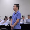 Bị cáo Phạm Vũ Khiêm, Giám đốc, Người đại diện pháp luật Công ty Herbitech, khai báo tại Tòa. (Ảnh: Kim Anh/TTXVN)