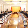 Quang cảnh buổi làm việc giữa Bộ trưởng Trần Hồng Minh và Bộ trưởng Lưu Vỹ tại Trung Quốc. (Nguồn: Cổng thông tin điện tử Bộ Xây dựng)