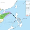 Vị trí và đường đi của bão số 12. (Nguồn: Trung tâm Dự báo Khí tượng Thủy văn Quốc gia)