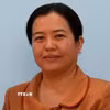 Bà Huỳnh Thị Thanh Bình, Trưởng ban Xây dựng Đảng kiêm Giám đốc Trung tâm Chính trị xã Bến Lức (Tây Ninh). (Ảnh: Thanh Bình/TTXVN)