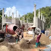 Xóa nhà tạm, nhà dột nát tại tổ 9, xã Na Rì, Thái Nguyên. (Ảnh: Vũ Hoàng Giang/TTXVN)