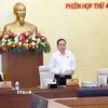 Chủ tịch Quốc hội Trần Thanh Mẫn phát biểu khai mạc Phiên họp. (Ảnh: Doãn Tấn/TTXVN)