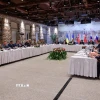 Toàn cảnh cuộc đàm phán giữa phái đoàn Nga và Ukraine tại Istanbul, Thổ Nhĩ Kỳ, ngày 16/5. (Ảnh: THX/TTXVN)