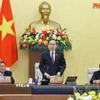 Chủ tịch Quốc hội Trần Thanh Mẫn phát biểu khai mạc Phiên họp. (Ảnh: Doãn Tấn/TTXVN)