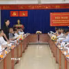 Quang cảnh buổi làm việc. (Ảnh: Cao Nguyên/TTXVN)