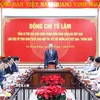 Tổng Bí thư Tô Lâm phát biểu tại buổi làm việc. (Ảnh: Thống Nhất/TTXVN)