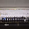 Các nhà lãnh đạo chụp ảnh chung tại Hội nghị thượng đỉnh G20 ở Johannesburg, Nam Phi. (Ảnh: Anadolu Agency/TTXVN)