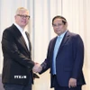 Thủ tướng Phạm Minh Chính tiếp ông Borje Ekholm, Chủ tịch kiêm Tổng Giám đốc điều hành Tập đoàn Ericsson. (Ảnh: Dương Giang/TXVN)