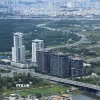 Bất động sản khu Đông Thành phố Hồ Chí Minh thuộc khu đô thị Thủ Thiêm, thành phố Thủ Đức, Thành phố Hồ Chí Minh. (Ảnh: Hồng Đạt/TTXVN)