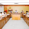 Quang cảnh buổi làm việc. (Nguồn: Báo Hà Giang)