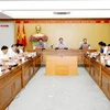 Quang cảnh buổi làm việc. (Nguồn: Báo Hà Giang)