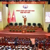 Phiên bế mạc Đại hội XIV của Đảng. (Ảnh: TTXVN)