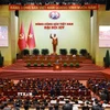 Phiên bế mạc Đại hội XIV của Đảng. (Ảnh: TTXVN)